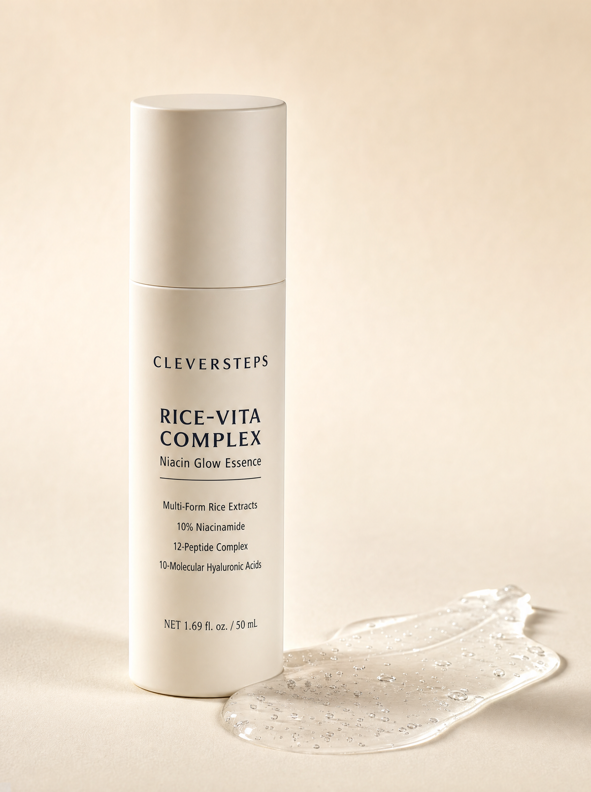 Rice-Vita Complex™ Niacin Glow Essence with its texture