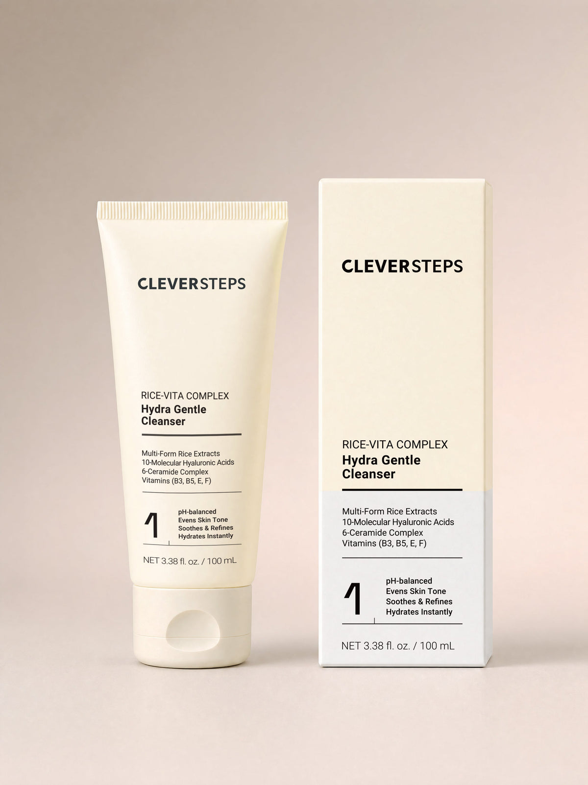Hydra Gentle Cleanser tube beside its carton