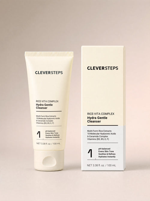 Hydra Gentle Cleanser tube beside its carton