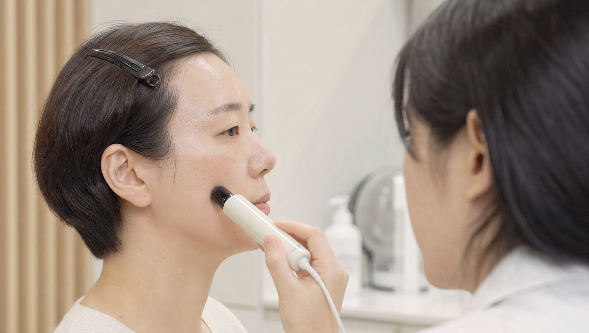 Clinical skin measurement placeholder — replace with KIDS testing photography before launch
